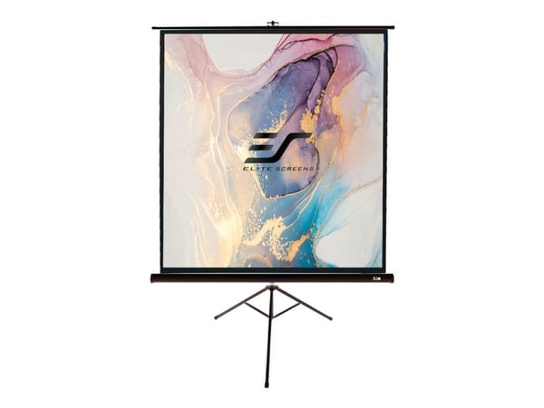 Elite Tripod Series T100UWH - Projeksjonsskjerm med tripod - 100" (254 cm) - 16:9 - MaxWhite - svart