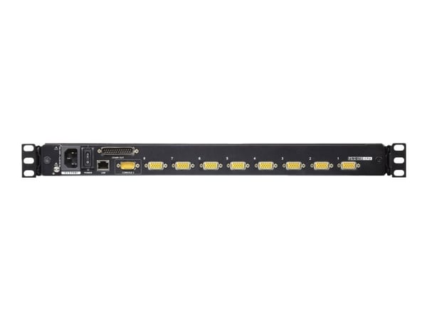 ATEN CL5708IM-ATA-AG, 1920 x 1200 pikseliä, Ethernet LAN, WUXGA, jalustakiinnitys, musta