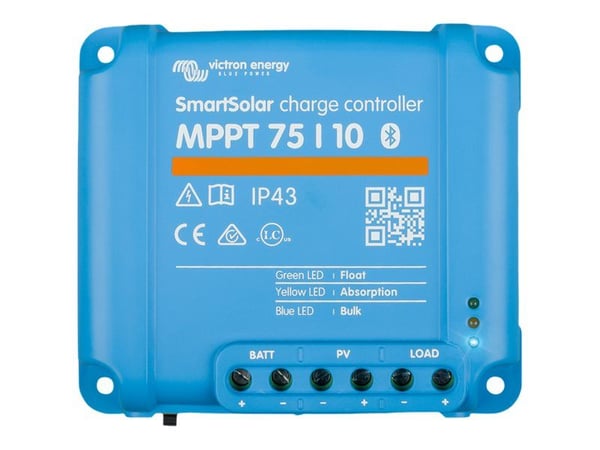 Victron Energy SmartSolar MPPT 75/10 - Kontroller - Bluetooth - blå, RAL 5012