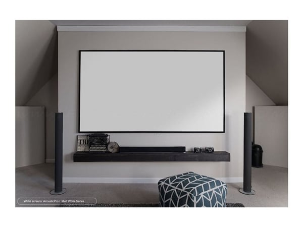 Elite Screens Aeon Series AR120WH2 - Projeksjonsskjerm - veggmonterbar - 120" (305 cm) - 16:9 - CineWhite - svart