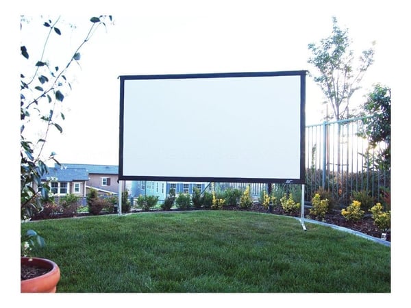 Elite Screens Yard Master 2 Series OMS120H2 - Projeksjonsskjerm med ben - 120" (305 cm) - 16:9 - CineWhite - sølv Elite Screens Yard Master 2 Series OMS120H2 - Projeksjonsskjerm med ben - 120" (305 cm) - 16:9 - CineWhite - sølv