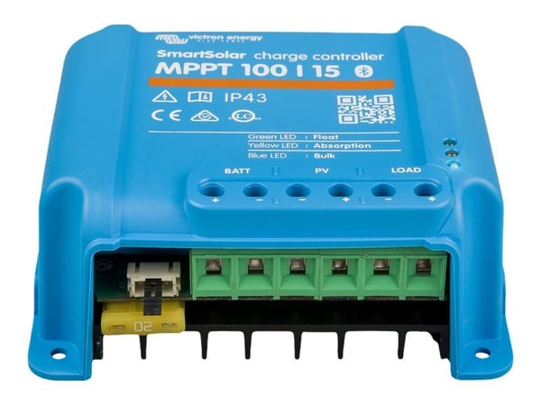Victron Energy SmartSolar MPPT 100/15 - Kontroller - Bluetooth - blå, RAL 5012