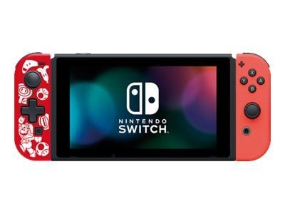 Hori D-Pad, Pad-ohjain, Nintendo Switch, D-pad, Musta, Punainen, Valkoinen, Akku, Laatikko