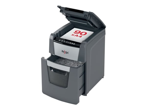 Rexel Optimum AutoFeed+ 90X - Makulator - tverrkutt - 4 x 28 mm - P-4