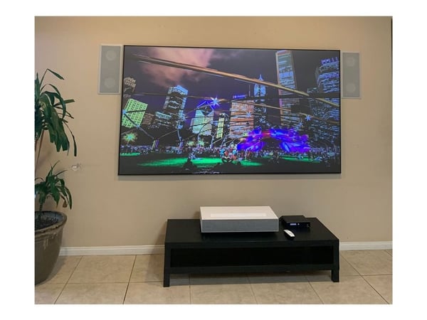 Elite Screens Aeon Series AR120WH2 - Projeksjonsskjerm - veggmonterbar - 120" (305 cm) - 16:9 - CineWhite - svart