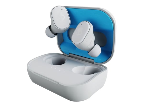 Skullcandy Grind - Ægte trådløse øretelefoner med mik. - i øret - Bluetooth - blå, lysegrå