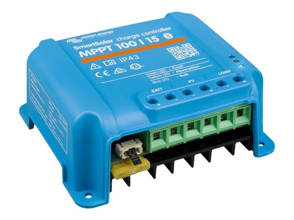 Victron Energy SmartSolar MPPT 100/15 - Kontroller - Bluetooth - blå, RAL 5012