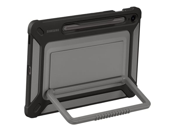 Samsung EF-RX510 - Baksidedeksel for nettbrett - robust - utendørs - titan - for Galaxy Tab S9 FE