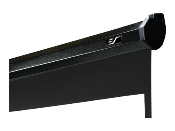 Elite Screens Manual Series M120UWH2 - Projeksjonsskjerm - takmonterbar, veggmonterbar - 120" (305 cm) - 16:9 - MaxWhite - svart