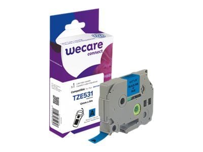 Wecare connect - Blå - Rull (1,2 cm x 8 m) 1 kassett(er) merketape - for Brother TZe-531