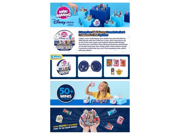 ZURU 5 Surprise Disney koffert 5 stk 77207 20207