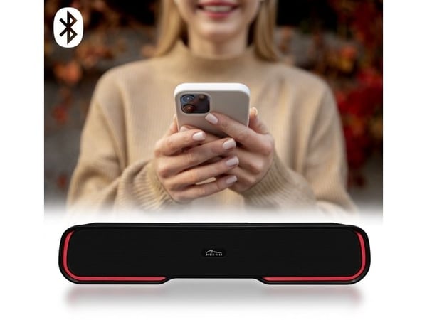 Media-Tech PHANTOM BT MT3180 - Lydplanke - for bærbar bruk - trådløs - Bluetooth - 10 watt