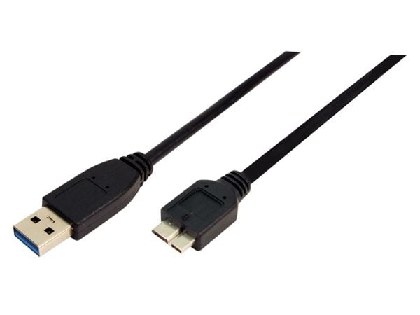 LogiLink - USB-kaapeli - USB tyyppi A (han) til Micro-USB tyyppi B (han) - USB 3.0 - 3 m