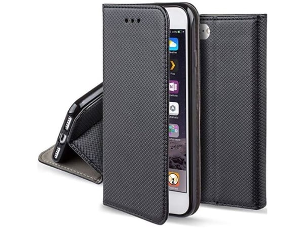 Fonekit BookCase, iPhone 14 Pro, svart, 2 kvalitet