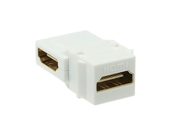 ACT TD4103 vinklet adapter HDMI hunn til HDMI hunn (TD4103) hvit
