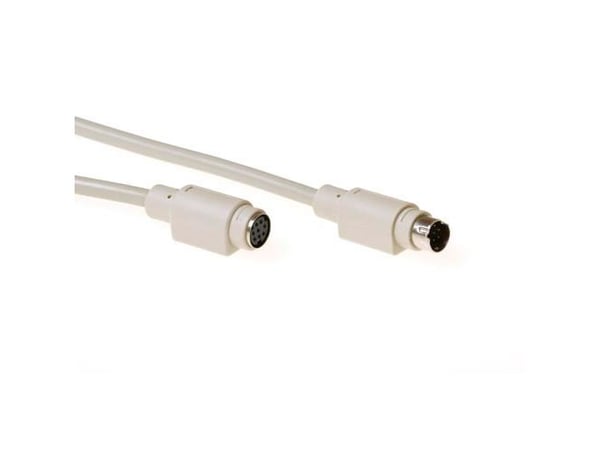 ACT Mini-DIN hane till Mini-DIN hona 8-polig kabel 2 m (AK5855)