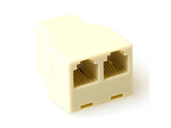 ACT TD1408 Kabelgrensesnitt/adapter RJ-45 2x RJ-45 Beige (TD1408)