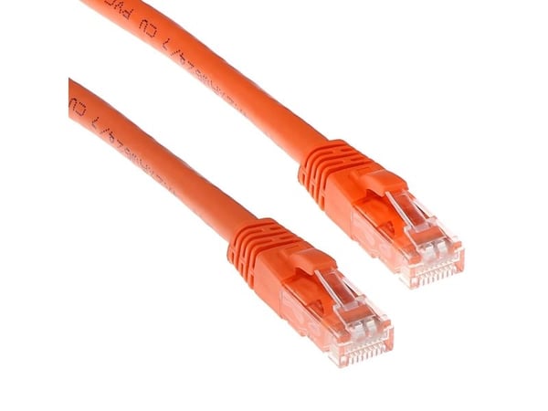 ACT Orange patchkabel U/UTP CAT6 snagless med RJ45 7 m