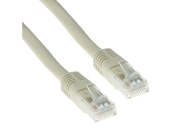 ACT 15,00 m Cat6a UTP U/UTP nettverkskabel 15 m elfenben