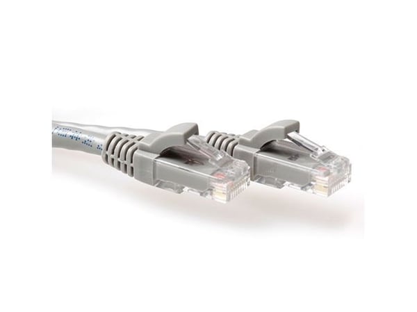 Patchkabel Holmes ACT grå 25 m U/UTP CAT6 snagless med RJ45