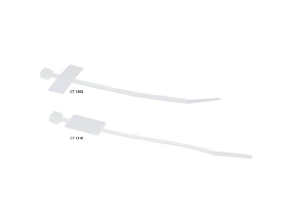 ACT CT1310 Rinnakkainen kaapelinside valkoinen 100 kpl (CT1310) (CT1310)
