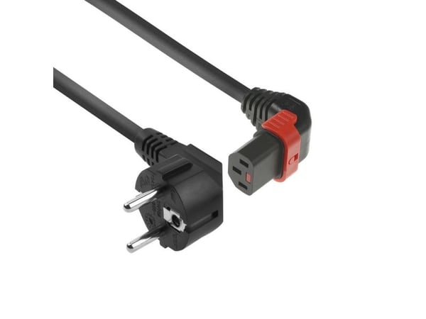 ACT AK5264 Stromkabel Schwarz 1 m CEE7/7 C13-Koppler (AK5264)