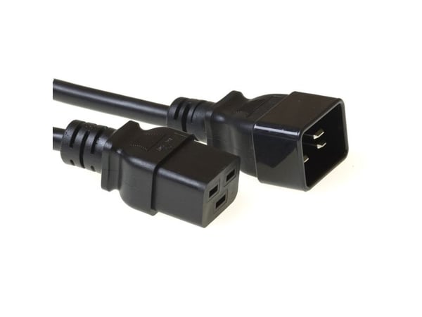 Advanced Cable Technology C19 till C20 koppling 3,00 m svart (AK5087)