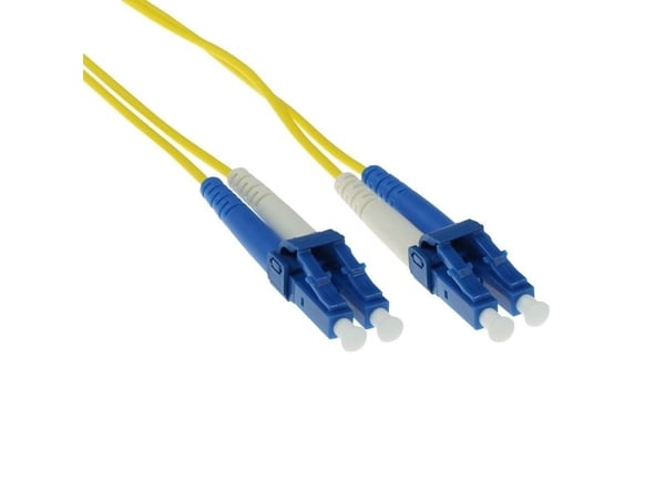 ACT Fiberkabel 20 meter LSZH Singlemode 9/125 OS2 dupleks med LC-kontakt