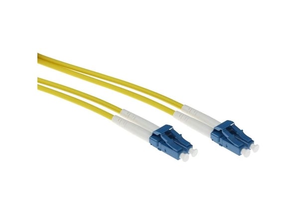 ACT 2 meter enkeltmodus 9/125 OS2 dupleks armert fiberkabel med LC-kontakt (LC/LC) 9/125 OS2 DX ARM 2M (RL3302)