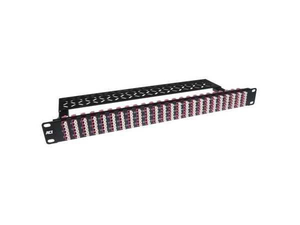 ACT fiberpanel høy tetthet 96 tilkoblinger / 192 fiber LC multimode OM4 (FA2100)