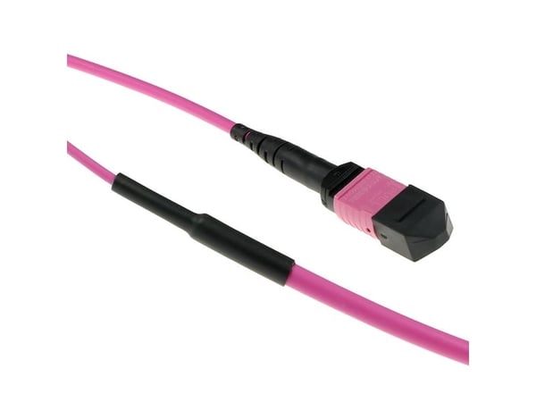 ACT fiberstamkabel 25 m MTP(M)/MPO hunnkontakt 50/125 OM4 (OM3) PA TR (DC5000)