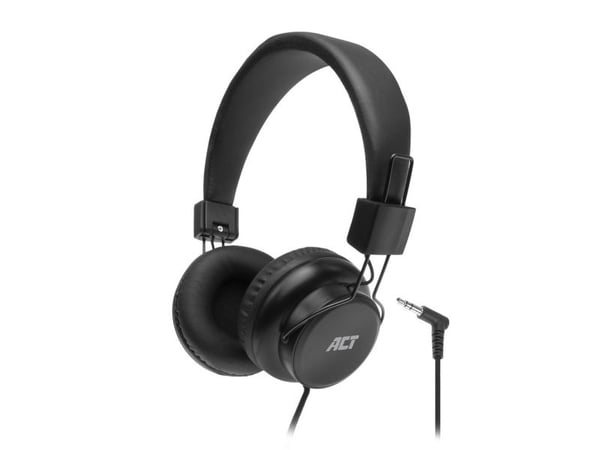 ACT sammenleggbare stereohodetelefoner med 3,5 mm lydkontakt (AC9300)