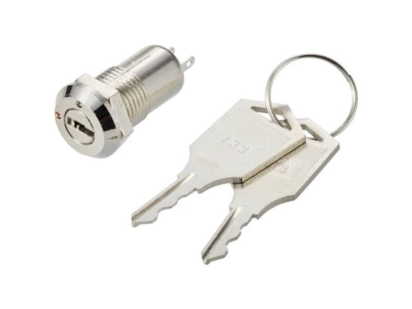 Avainkytkin 30 V 1 A 1 x Off/On 1 x 90 ° S1091 B 1 kpl.
