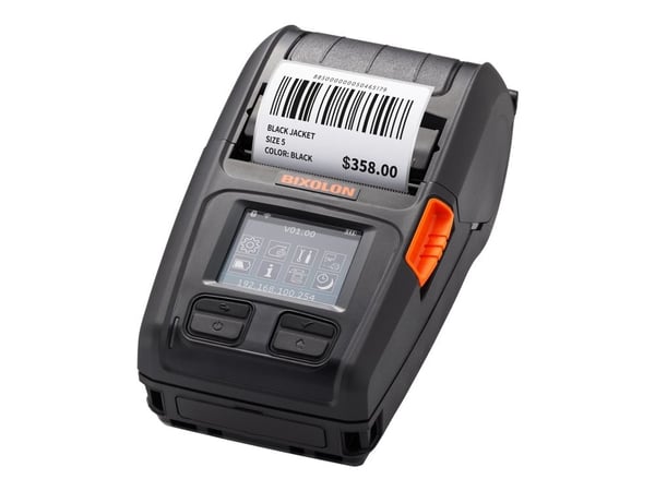 BIXOLON XM7-20 - Etikettskriver - direktetermisk - Rull (5,8 cm) - 203 dpi - inntil 152 mm/sek - USB 2.0, seriell, Bluetooth 5.0 - svart