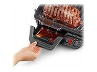 Tefal UltraCompact 600 Comfort - Grill - elektrisk - 600 kvadratcentimeter - rustfritt stål / svart