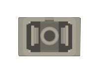 DeLOCK 86889, SC/SC, Beige, Yksittäistila, Keraaminen, 12,7 mm, 27,4 mm
