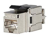 Solarix SXKJ-5E-STP-BK-NA - Modulaarinen sisäkappale - CAT 5e - STP - RJ-45 - musta