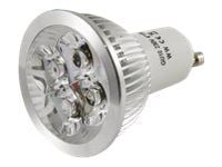 Synergy 21 - LED-pære for søkelys - GU10 - 4 W - klasse A++ - varmt hvitt lys - 3000 K