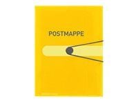 Herlitz - 3-fliksmappe - for A4 (210 x 297 mm) - transparent gul