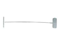 Sigel - Merkefesteanordninger - 25 mm - nylon - gjennomsiktig - pakke av 2000 - for P/N: ZB300
