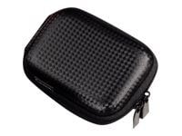 Hama Hardcase Carbon Style 60 L - Hard eske for digitalfotokamera / camcorder - etylenvinylacetat (EVA) - svart