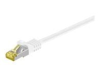 MicroConnect - Nettverkskabel - RJ-45 (hann) til RJ-45 (hann) - 20 m - SFTP, PiMF - CAT 7 - uten hindringer - hvit