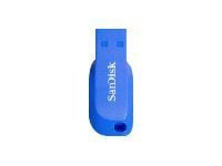 SanDisk Cruzer Blade - USB flash-enhet - 16 GB - USB 2.0 - electric blue