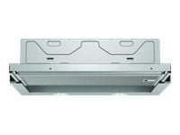 Siemens iQ100 LI64LA521 - Panser - teleskopisk - Nisje - bredde: 52.6 cm - dybde: 29 cm - ekstraksjon og resirkulasjon (-) - sølvmetallfarge