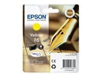 Epson 16 - 3.1 ml - gul - original - blekkpatron - for WorkForce WF-2010, WF-2510, WF-2520, WF-2530, WF-2540, WF-2630, WF-2650, WF-2660, WF-2750