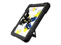 eSTUFF Defender Case - Baksidesskydd för surfplatta - svart - 9.7" - för Apple iPad Air 2