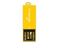 MediaRange MR976, 16 GB, USB A-tyyppi, 2.0, 14 MB/s, Ilman suojusta, Keltainen MediaRange MR976, 16 GB, USB A-tyyppi, 2.0, 14 MB/s, Ilman suojusta, Keltainen