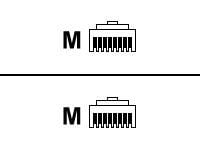 Telegärtner MP8 FS 600 - Koblingskabel - RJ-45 (hann) til RJ-45 (hann) - 2 m - SFTP - CAT 7 - gul