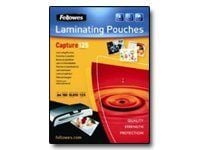 Fellowes Laminating Pouches Capture 125 micron - 64 x 95 mm lamineringspunger
