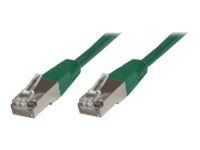 Microconnect B-FTP602G, 2 m, Cat6, F/UTP (FTP), RJ-45, RJ-45, Vihreä